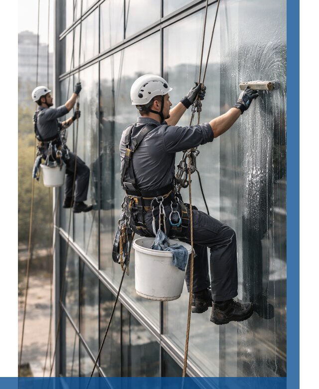 Мойка сплошного остекления в Боровичах, заказать от 313 р.| ВЫСОТНИК-Брв