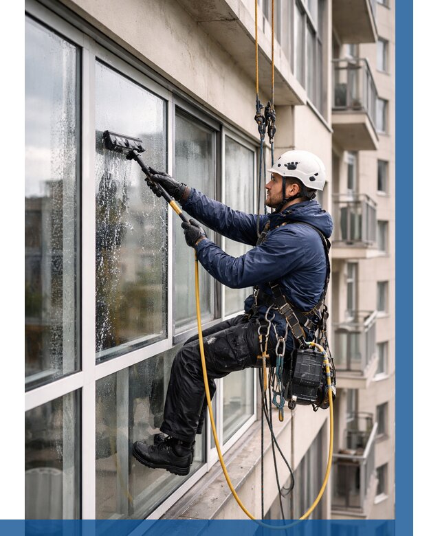 Мойка балконного остекления в Боровичах от 3648 р. | ВЫСОТНИК-Брв