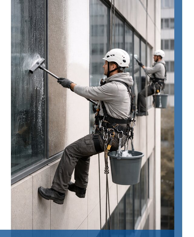 Мойка фасадов зданий в Боровичах под ключ от 365 р. | ВЫСОТНИК-Брв