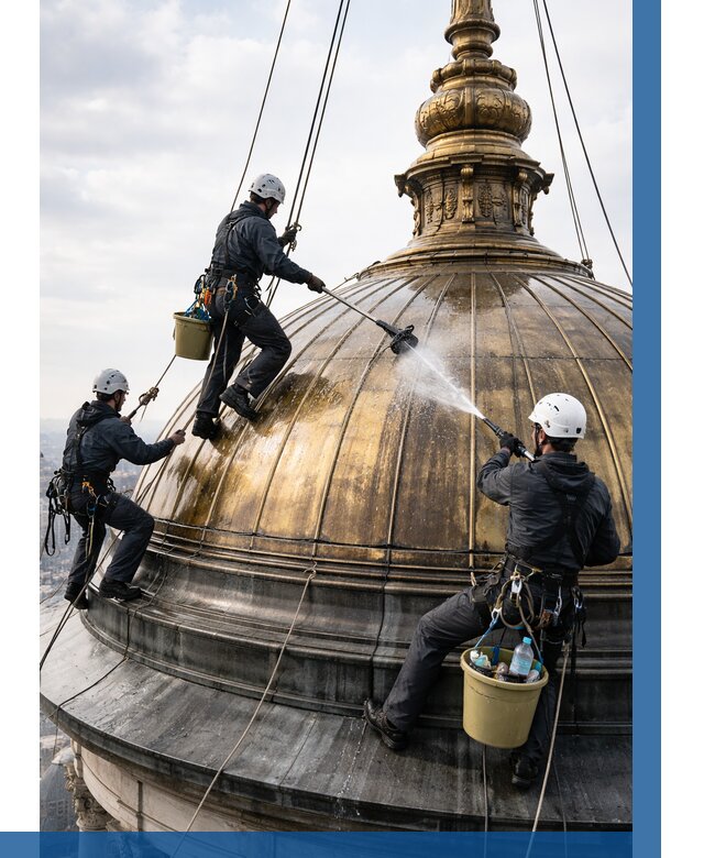 Мойка куполов и шпилей в Боровичах от 8338 р. - заказать | ВЫСОТНИК-Брв