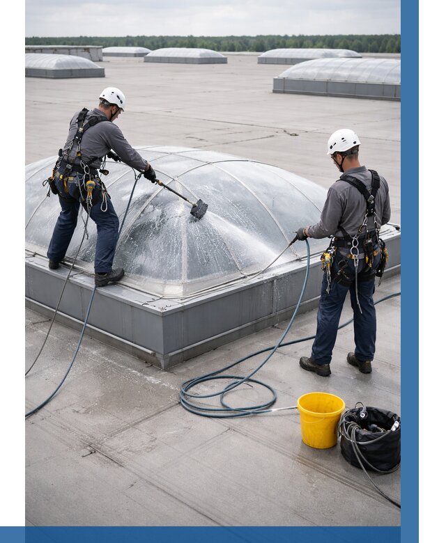 Мойка зенитных фонарей в Боровичах, заказать от 4690 р. | ВЫСОТНИК-Брв