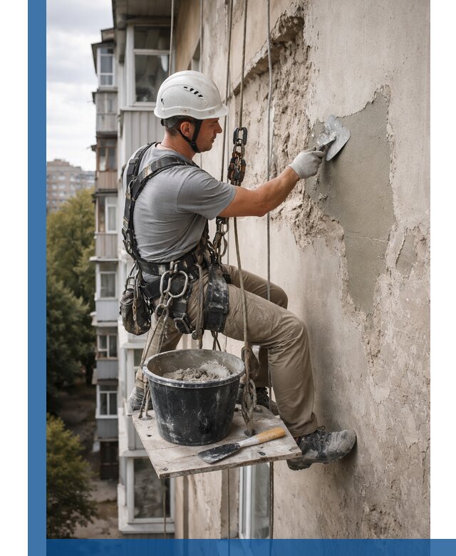 Восстановление фасадной штукатурки в Боровичах с гарантией качества