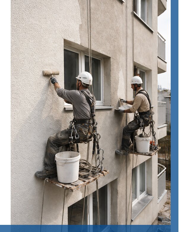 Нанесение короеда на фасад в Боровичах от 469 р. | ВЫСОТНИК-Брв