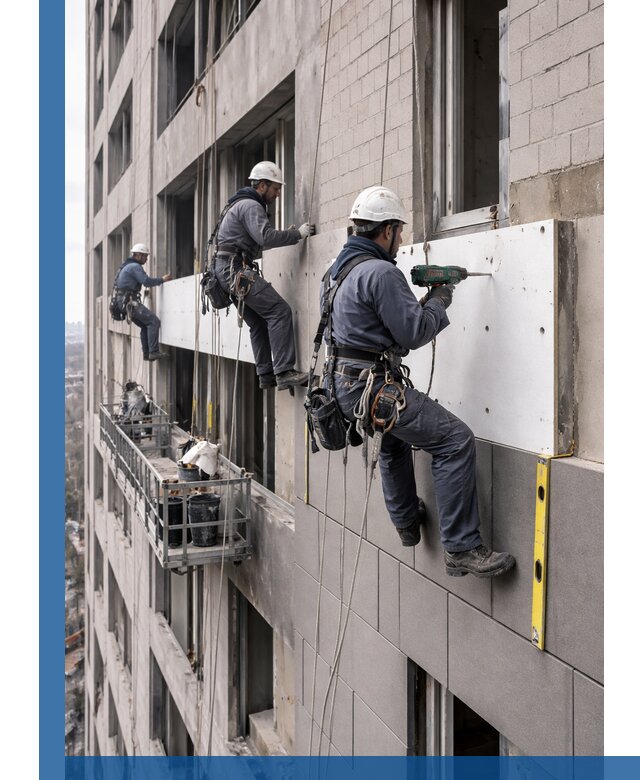 Монтаж фасадных термопанелей высокого качества в Боровичах