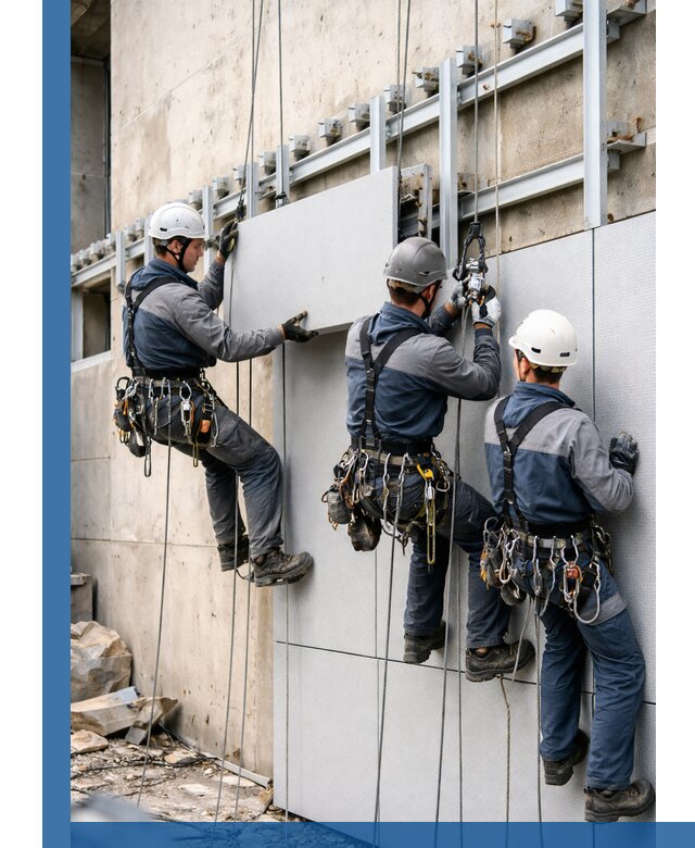 Монтаж вентилируемого фасада в Боровичах под ключ с гарантией качества