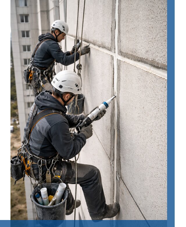 Герметизация межпанельных швов в Боровичах от 730 р. | ВЫСОТНИК-Брв