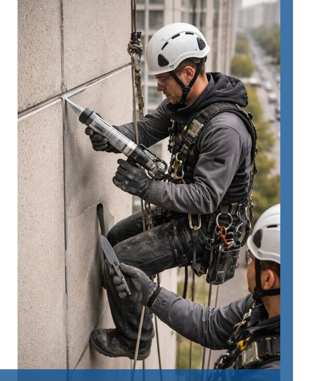 Первичная герметизация швов в Боровичах от 625 р. | ВЫСОТНИК-Брв