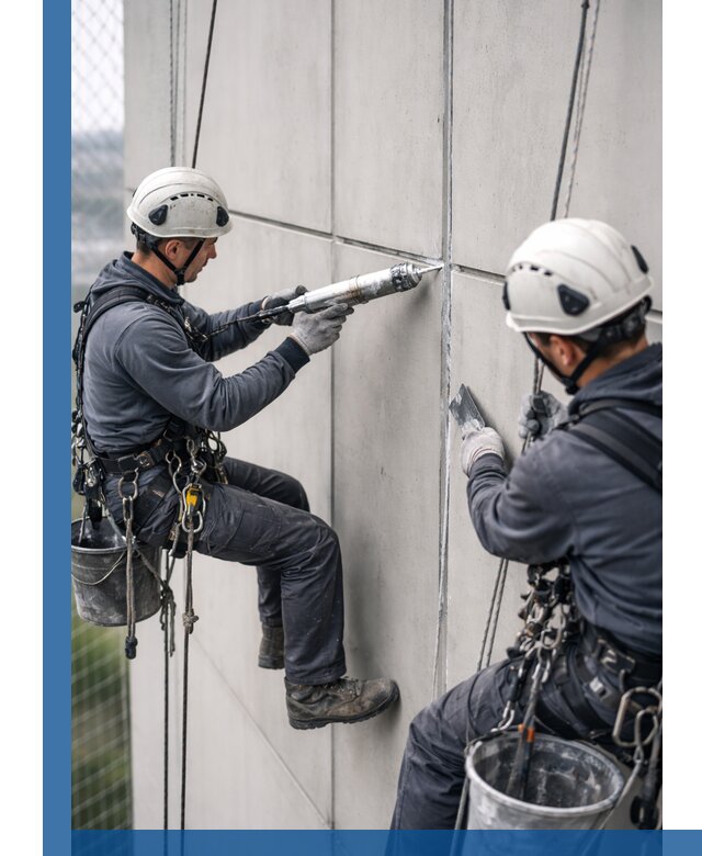 Первичная герметизация швов фасадов и кровель в Боровичах