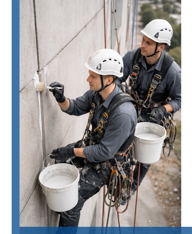 Противогрибковая обработка швов в Боровичах для фасадов и кровель