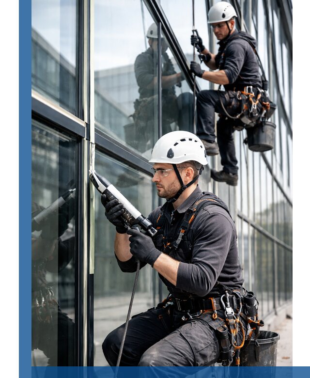 Герметизация витражных швов в Боровичах для зданий и фасадов