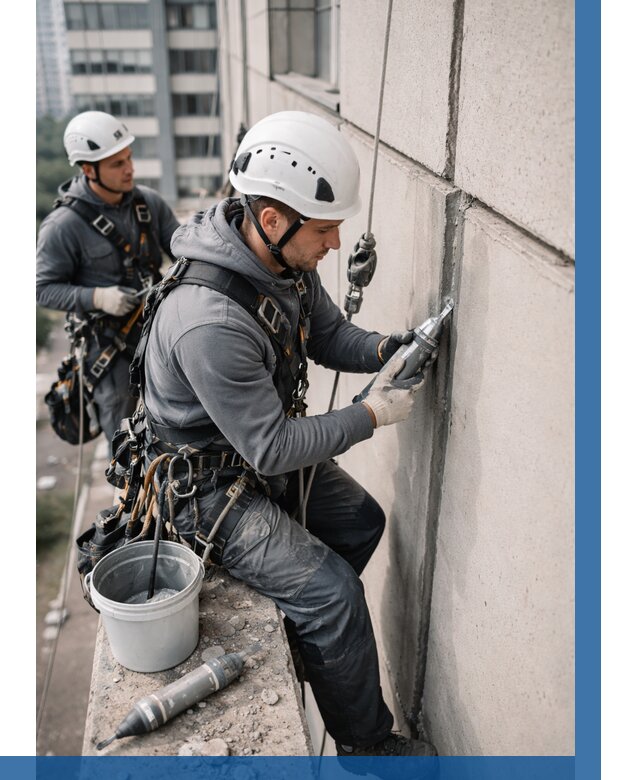 Ремонт деформационных швов здания в Боровичах от 1042 р. | ВЫСОТНИК-Брв