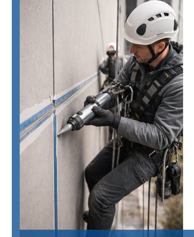 Герметизация стыков фасадных панелей в Боровичах качественно и быстро