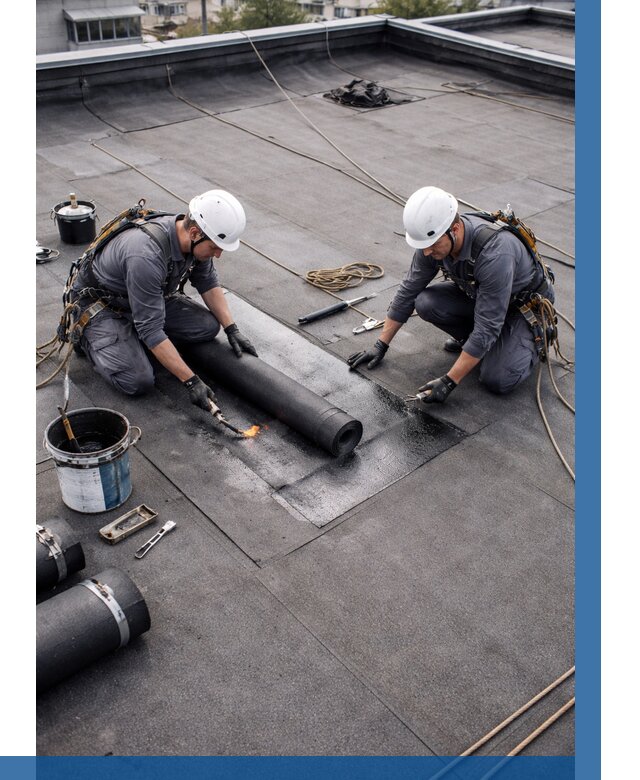 Ремонт мягкой кровли под ключ в Боровичах от 730 р. | ВЫСОТНИК-Брв