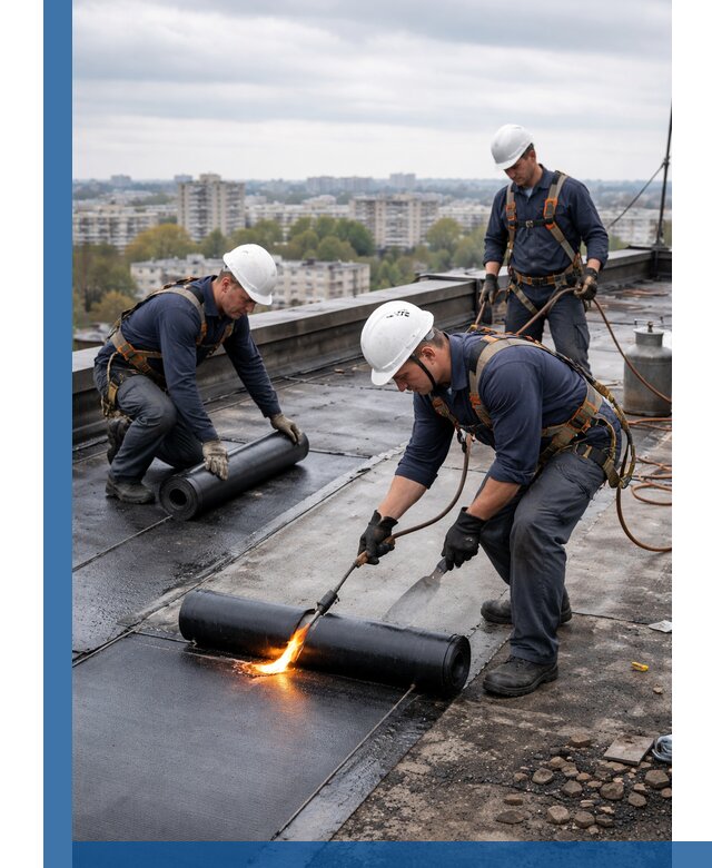 Ремонт наплавляемой кровли в Боровичах качественно и надежно