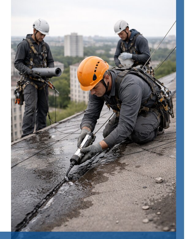 Устранение протечек кровли в Боровичах от 12508 р. | ВЫСОТНИК-Брв