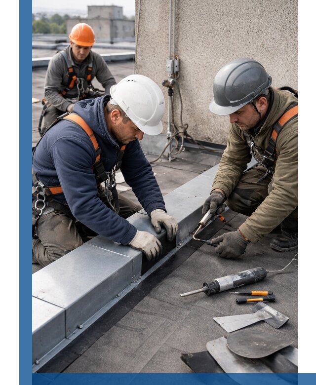 Ремонт кровельных примыканий в Боровичах профессионально