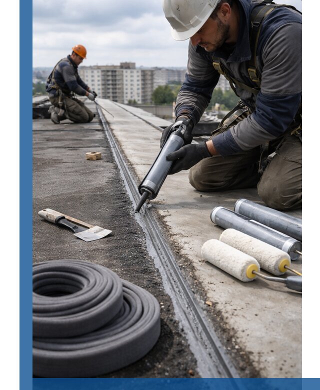 Герметизация швов кровли в Боровичах с гарантией герметичности