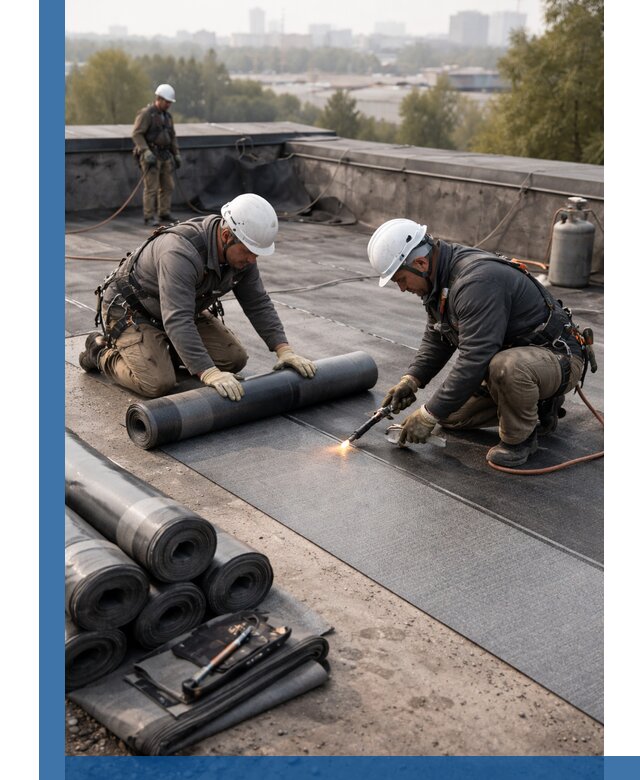 Монтаж мягкой кровли в Боровичах профессионально и надежно