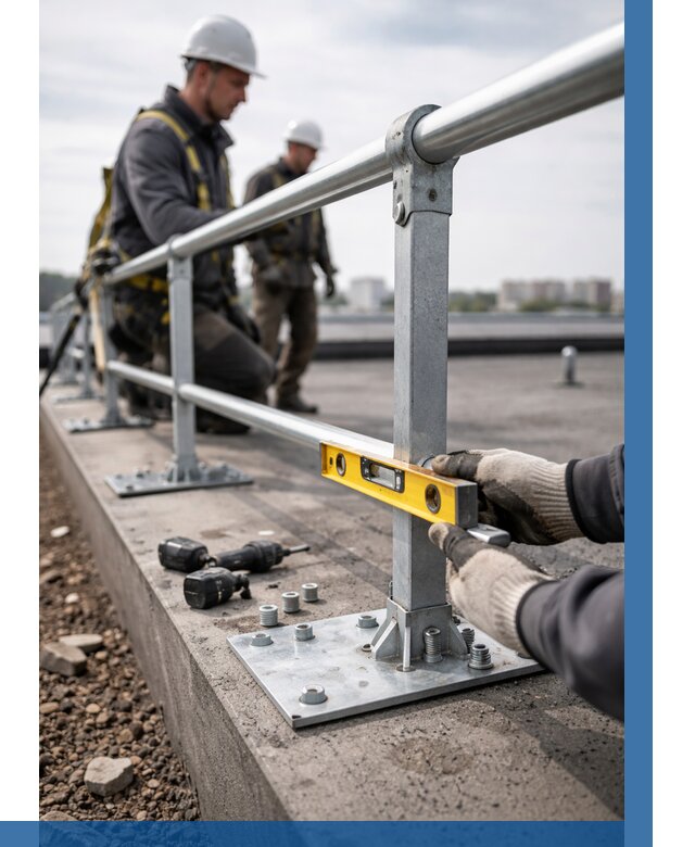 Монтаж кровельного ограждения в Боровичах от 1251 р. | ВЫСОТНИК-Брв