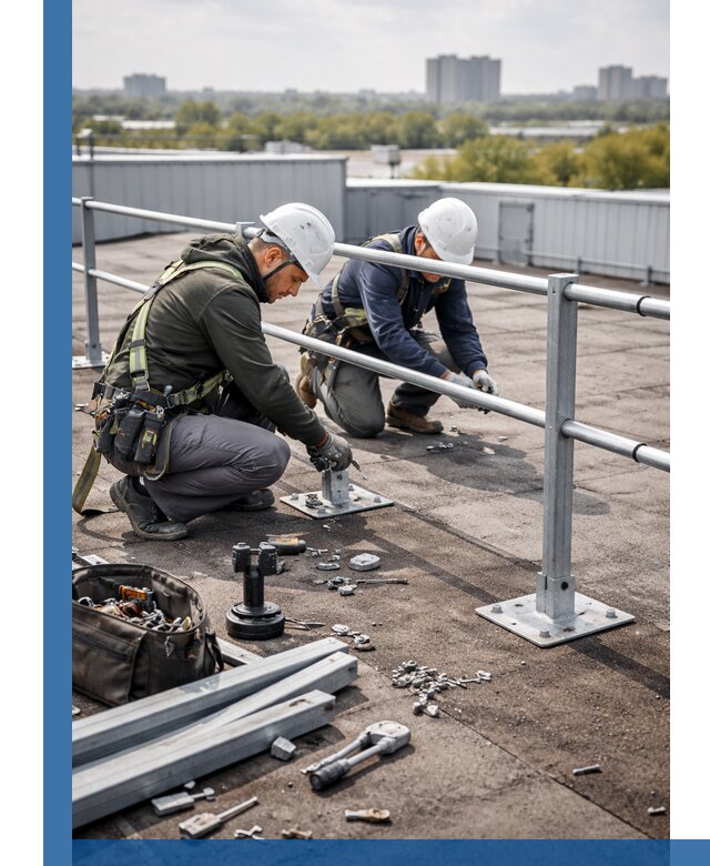 Монтаж кровельного ограждения в Боровичах под ключ с гарантией