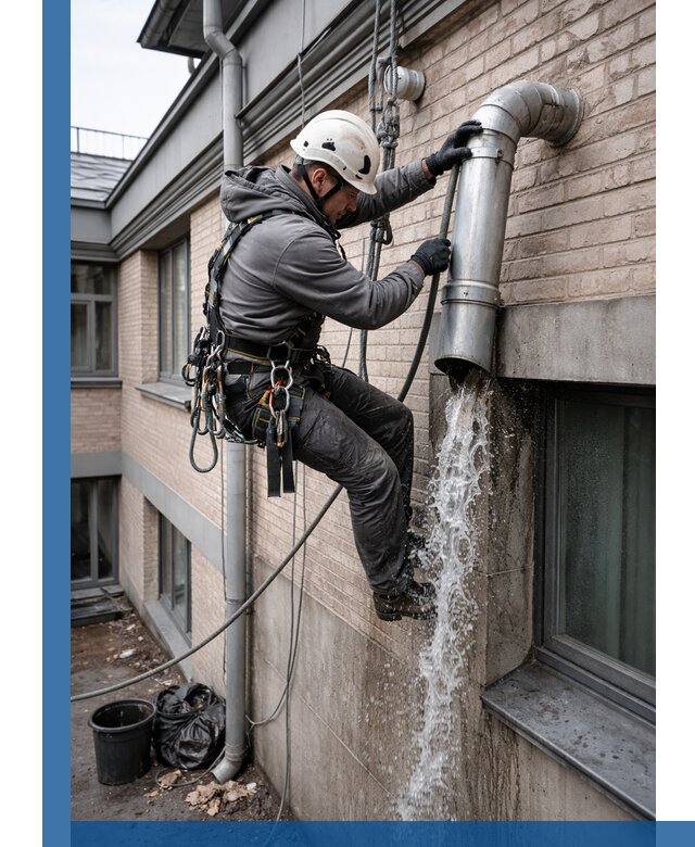 Профессиональная прочистка водосточных труб в Боровичах с гарантией