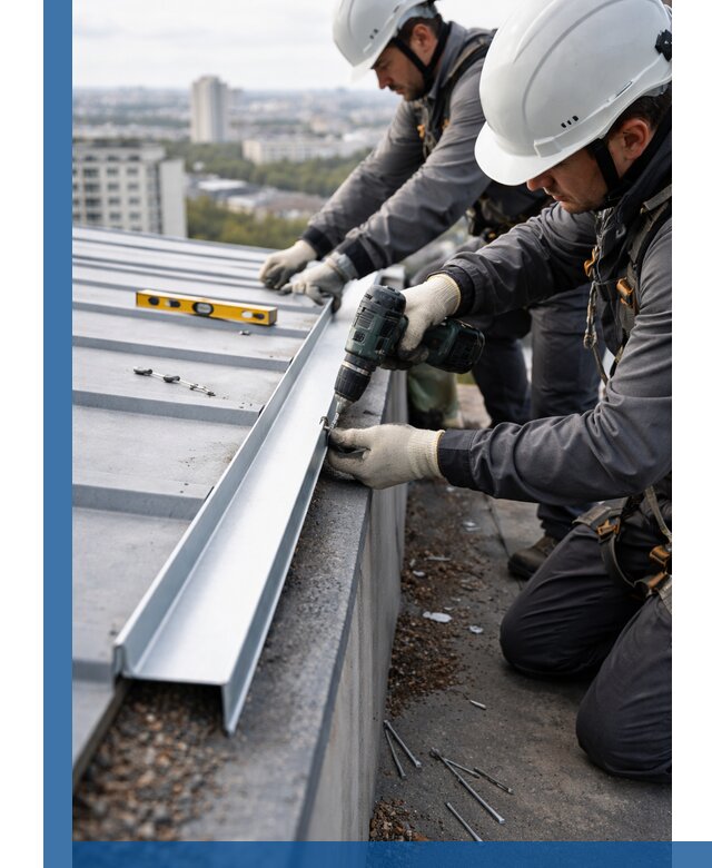 Монтаж капельника на кровле в Боровичах с гарантией качества