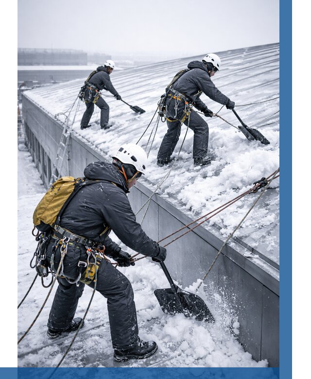 Очистка навесов от снега в Боровичах от 4690 р. | ВЫСОТНИК-Брв