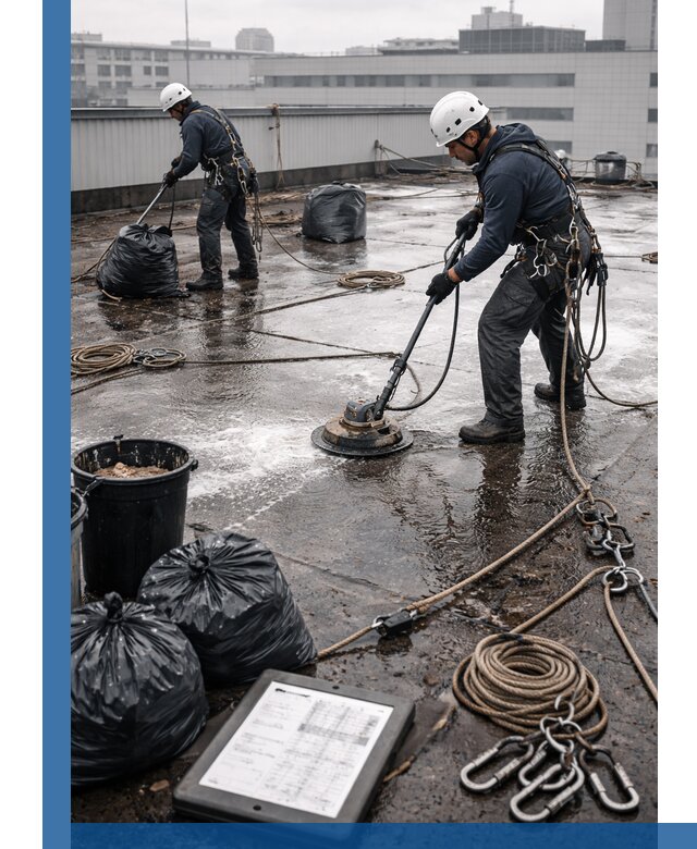 Плановая очистка кровли по графику в Боровичах для безопасности