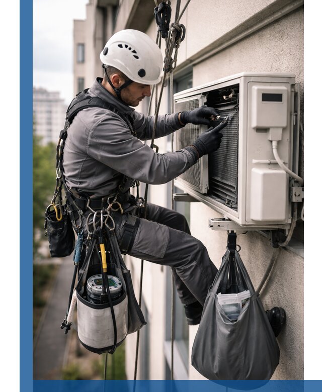 Обслуживание внешнего блока кондиционера в Боровичах профессионально