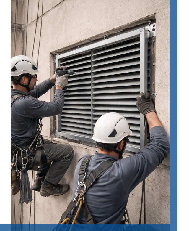 Монтаж вентиляционных решеток в Боровичах от 4690 р. | ВЫСОТНИК-Брв