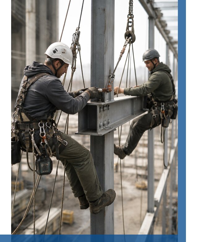 Монтаж металлоконструкций на высоте в Боровичах от 3648 р. | ВЫСОТНИК-Брв