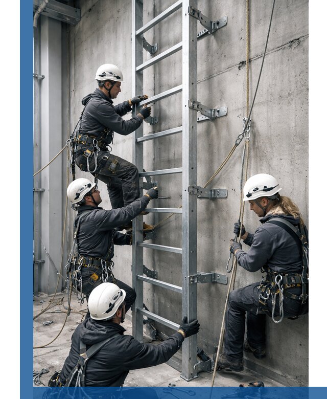 Монтаж металлических лестниц в Боровичах под ключ со гарантией