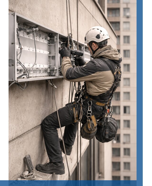 Ремонт вывески на высоте в Боровичах от 4690 р. | ВЫСОТНИК-Брв