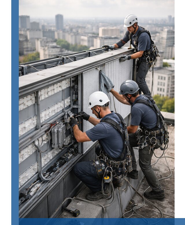 Профессиональное обслуживание крышной рекламы в Боровичах под ключ