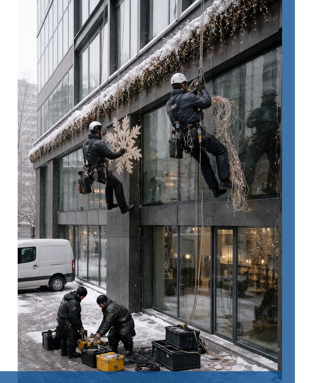 Демонтаж новогоднего оформления в Боровичах от 5733 р. | ВЫСОТНИК-Брв