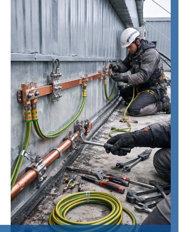 Монтаж заземления здания в Боровичах от 26058 р. | ВЫСОТНИК-Брв