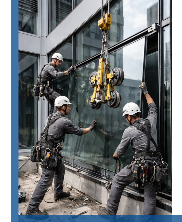 Структурное остекление фасадов в Боровичах монтаж и обслуживание