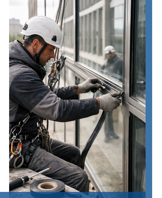 Ремонт витражных конструкций в Боровичах от 3648 р. | ВЫСОТНИК-Брв