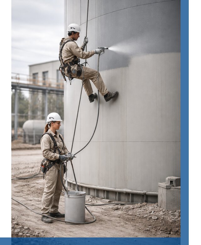 Покраска резервуаров в Боровичах от 1251 р. | ВЫСОТНИК-Брв — заказать