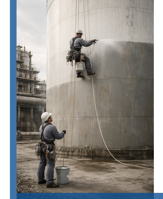 Покраска стальных резервуаров и емкостей в Боровичах профессионально