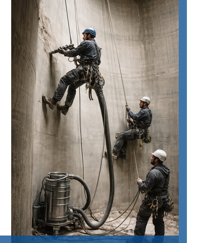 Зачистка силосов в Боровичах от 4690 р. Договор и смета ВЫСОТНИК-Брв