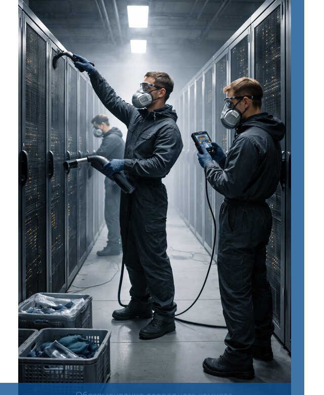 Обеспыливание серверной комнаты в Боровичах от 4690 р. | ВЫСОТНИК-Брв