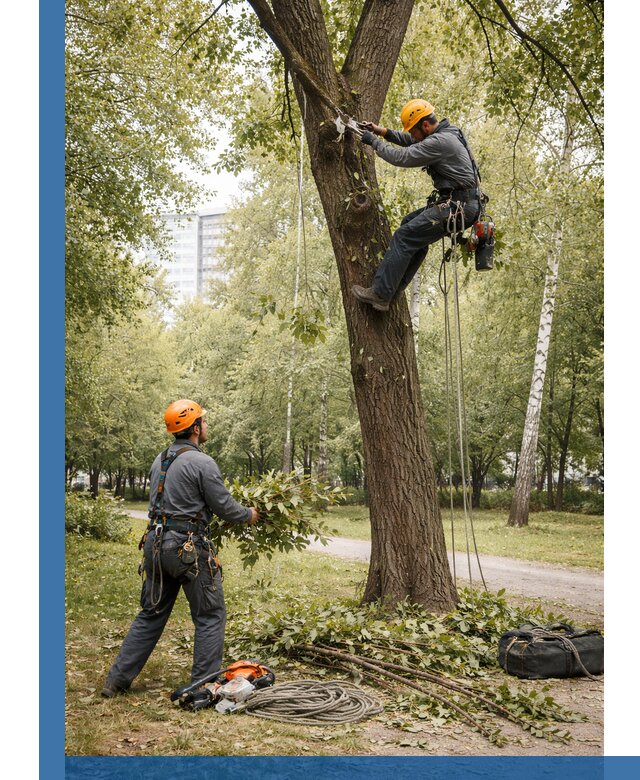 Санитарная обрезка деревьев в Боровичах, профессионально и безопасно